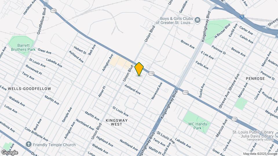 5218 Palm St Map and Location Details