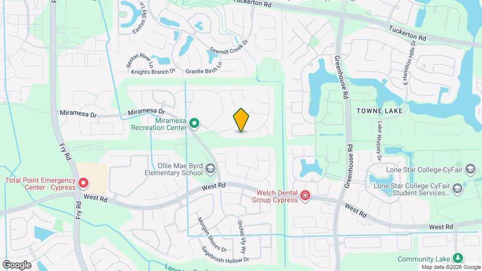 19939 Whistle Creek Ln Map and Location Details