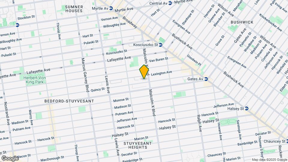 693 Quincy St Map and Location Details