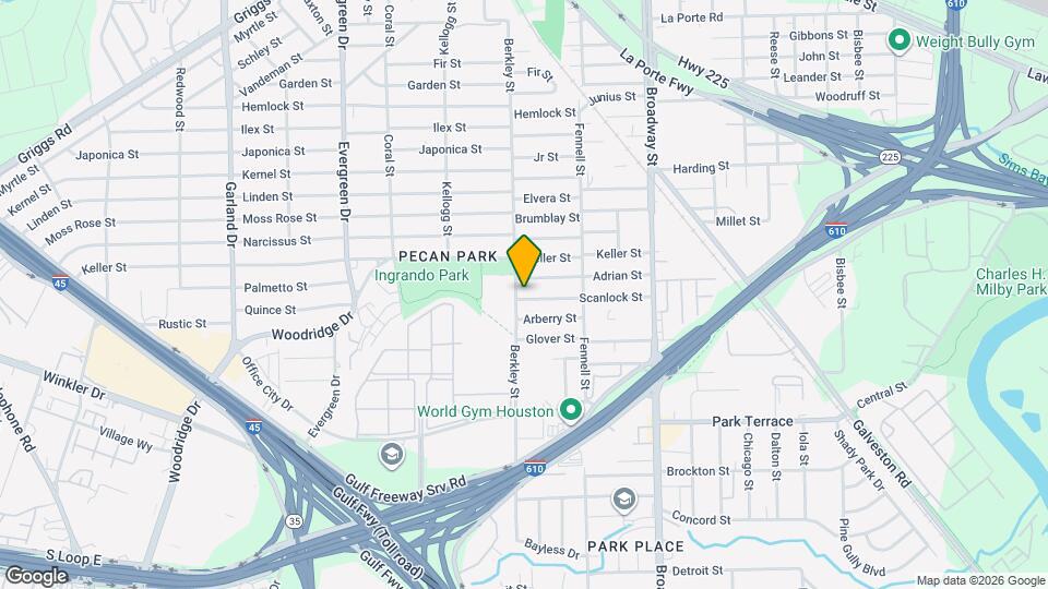 7707 Scanlock St Map and Location Details