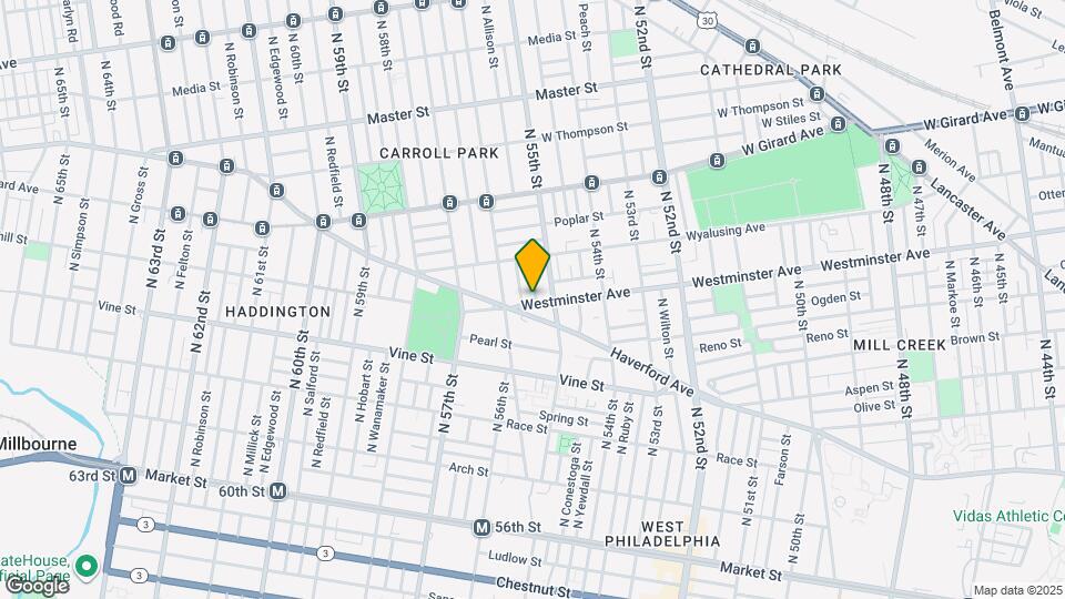 500 N Vodges St Map and Location Details