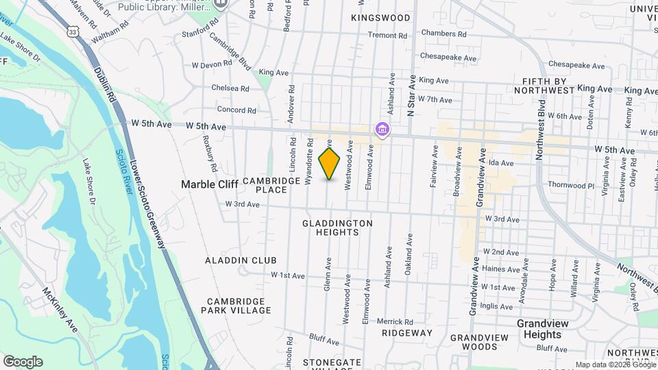 1474 Glenn Ave Map and Location Details