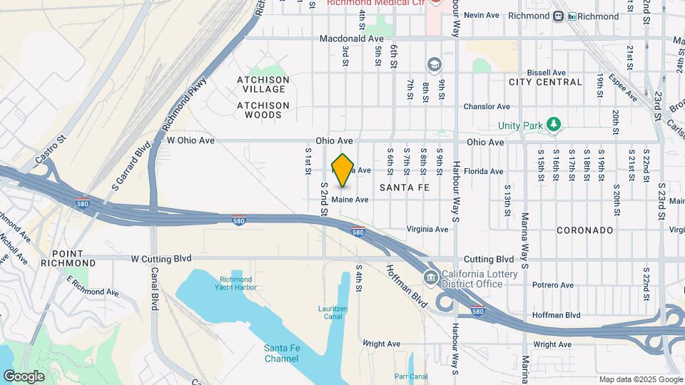 254 S 3rd St Map and Location Details