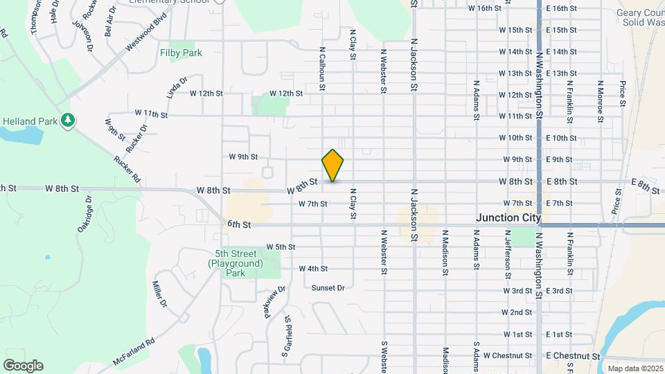 727 W 8th St Map and Location Details