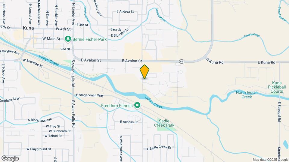 225 S Roaming Ln Map and Location Details
