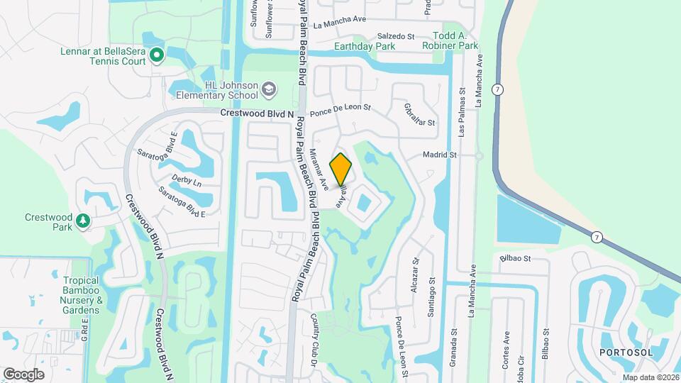 100 Miramar Ave Map and Location Details