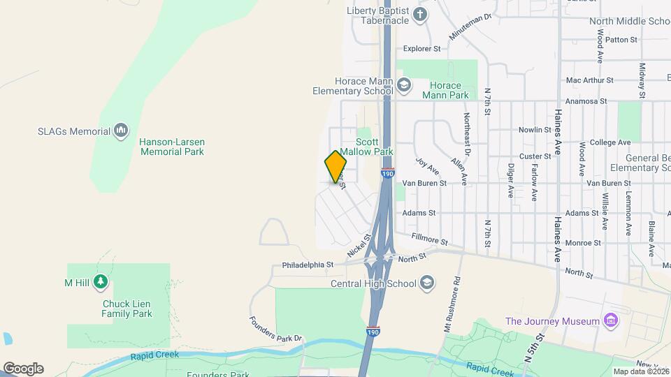 831 Silver St Map and Location Details