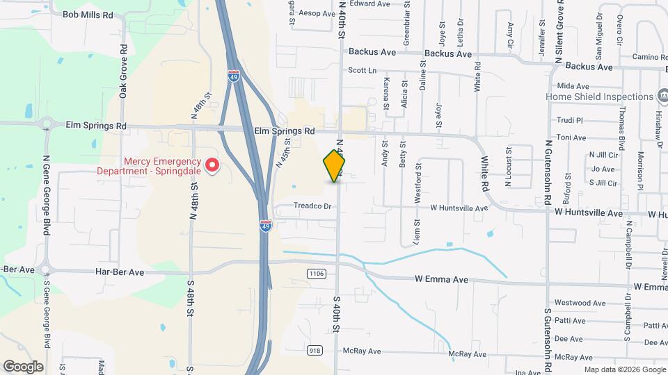 598 N 40th St Map and Location Details