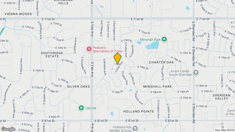 7624 S Erie Ave Mapa y Detalles de la Ubicación