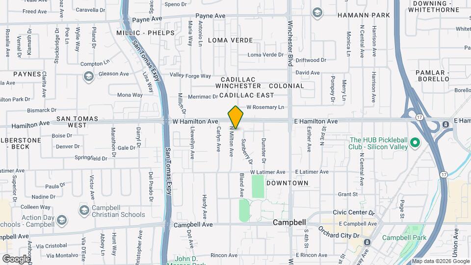 440 N Milton Ave Map and Location Details