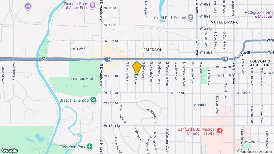 500 S Elmwood Ave Map and Location Details