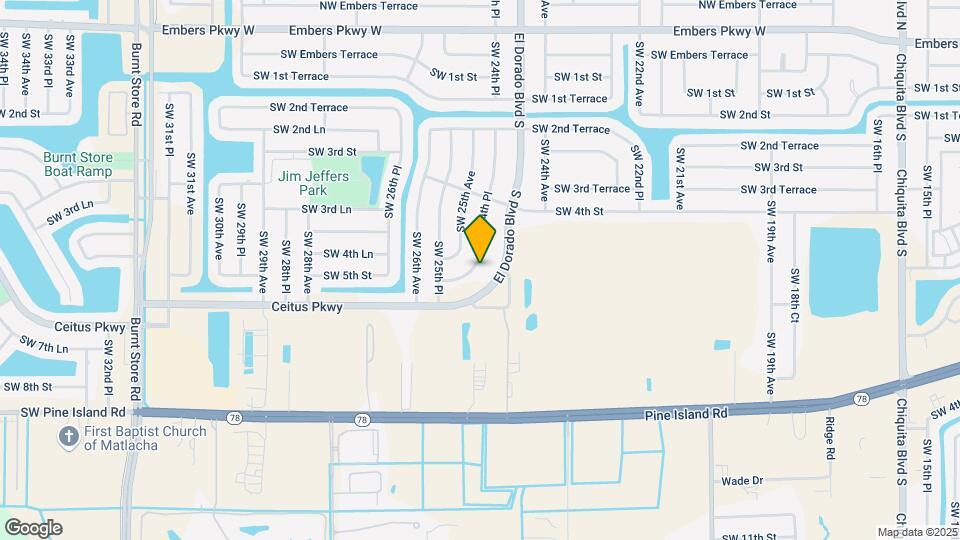 347 SW 24th Pl Map and Location Details