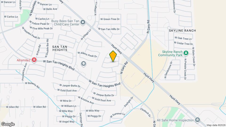 2029 W Allens Peak Dr Map and Location Details