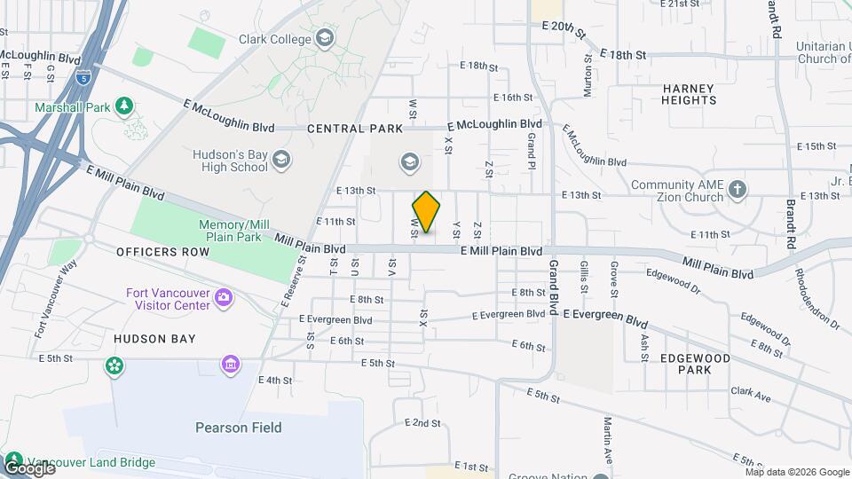 2306 E Mill Plain Blvd Mapa y Detalles de la Ubicación