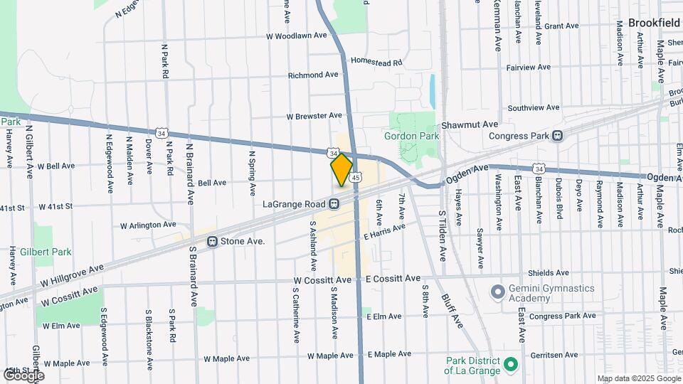 13-17 W Hillgrove Ave Mapa y Detalles de la Ubicación