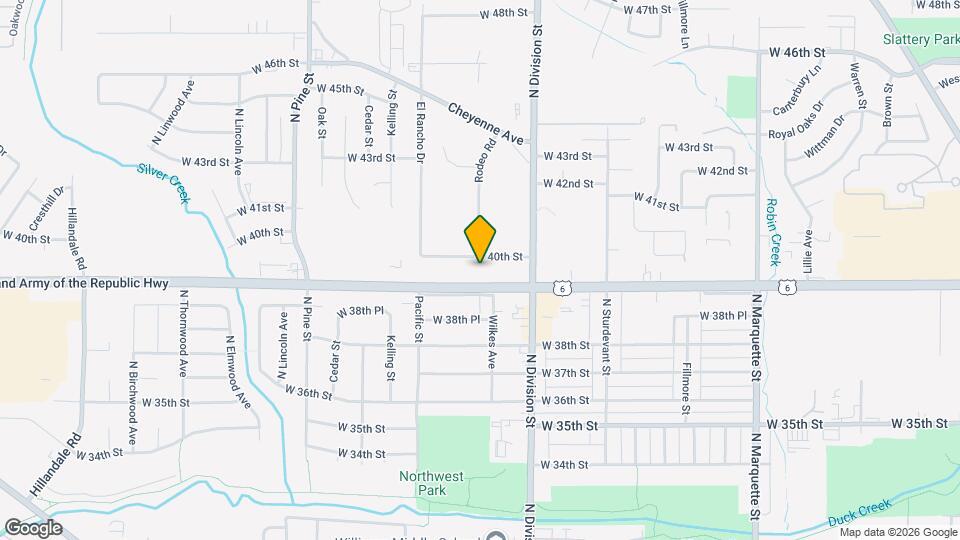 1815 W 40th St Mapa y Detalles de la Ubicación