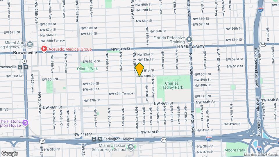 4982 NW 16th Ave Map and Location Details