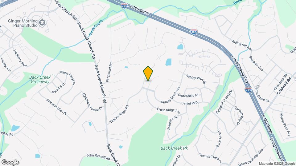 11915 Erwin Ridge Ave Mapa y Detalles de la Ubicación