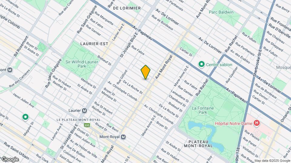 4532 Chambord Rue Map and Location Details