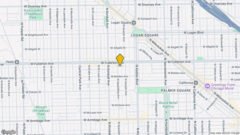 2337 N Spaulding Ave, Unit 1B Map and Location Details