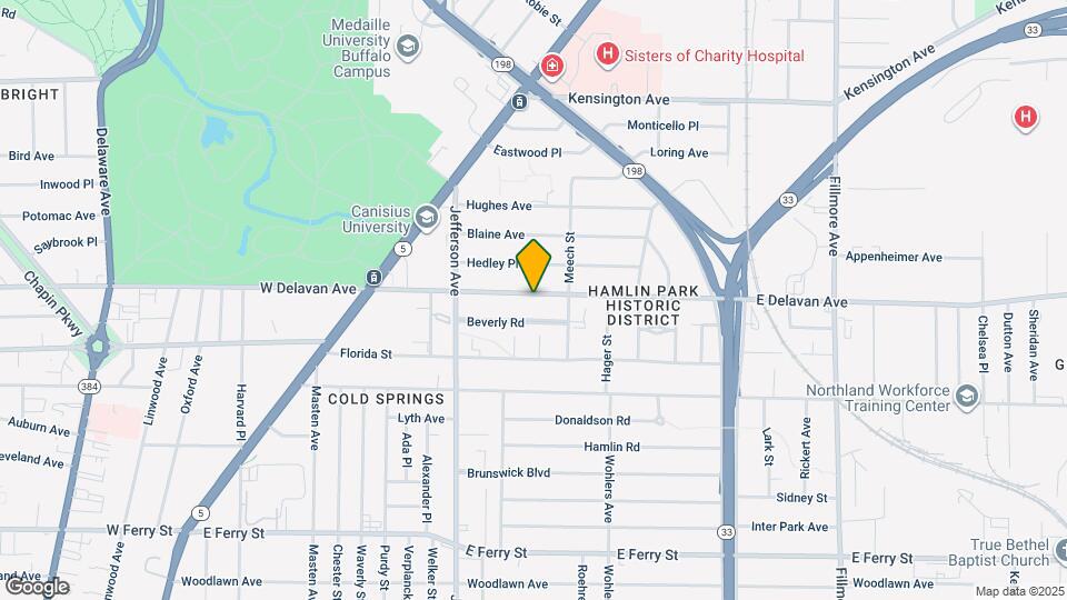 165 E Delavan Ave Mapa y Detalles de la Ubicación