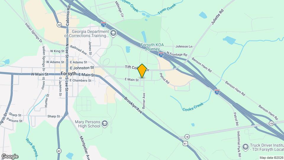 346 E Main St Map and Location Details