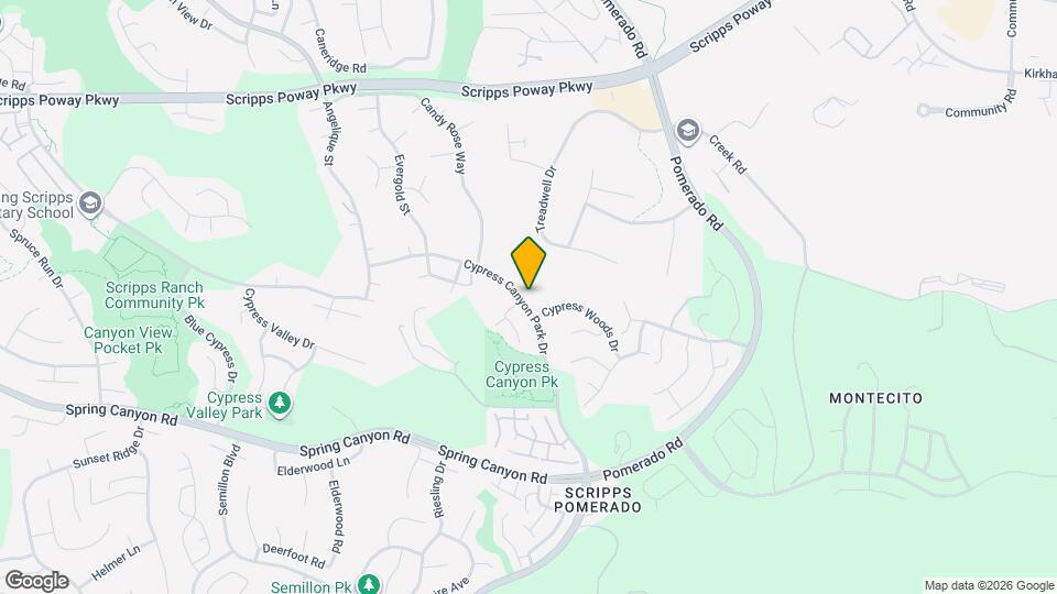 11491 Cypress Canyon Park Dr Map and Location Details