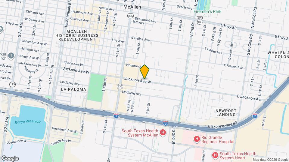 Jackson Square Apartments Map and Location Details