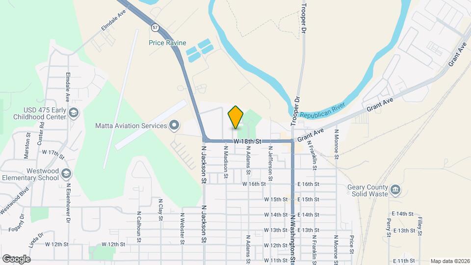 1815 N Madison St Map and Location Details