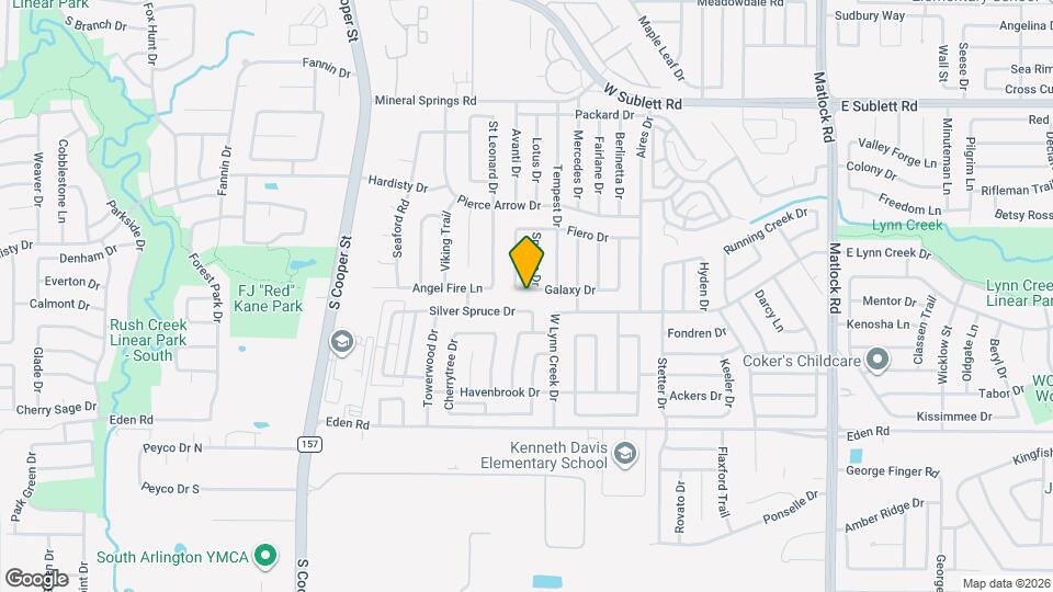 1010 Galaxy Dr Mapa y Detalles de la Ubicación