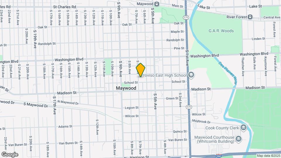 811 S 7th Ave Map and Location Details