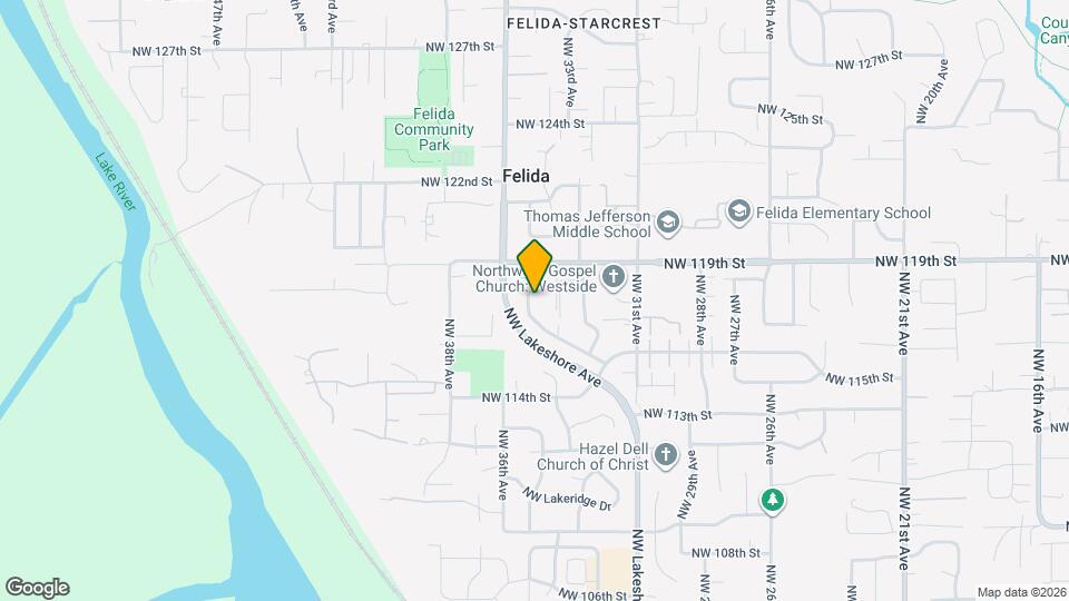 11613 NW 35th Ave Map and Location Details