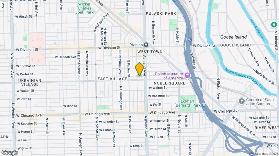 1620 W Augusta Blvd Map and Location Details