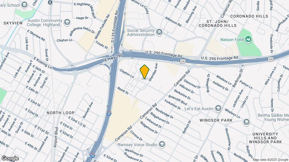 1040 Clayton Ln Map and Location Details