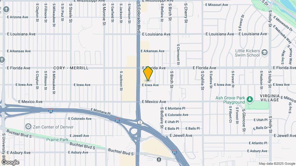 4101 E Iowa Ave Map and Location Details