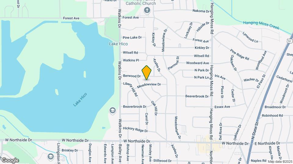 540 Meadowview Dr Map and Location Details
