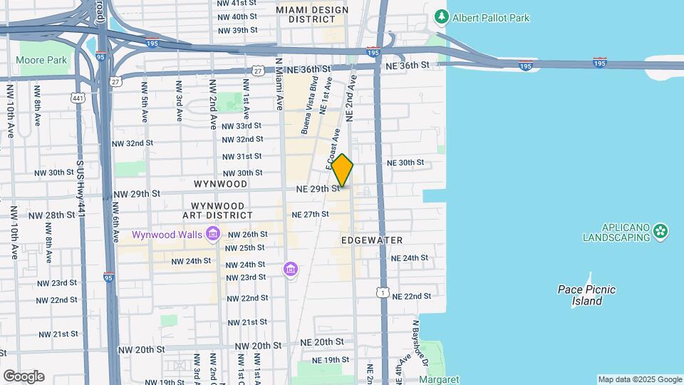 180 NE 29th St Mapa y Detalles de la Ubicación