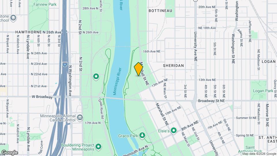 1432 Marshall St NE Map and Location Details