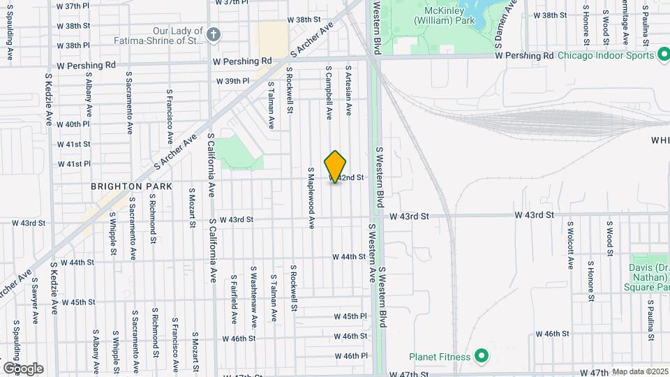 4227 S Campbell Ave Mapa y Detalles de la Ubicación