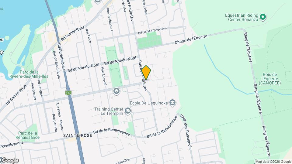 2116 Des Patriotes Rue Map and Location Details