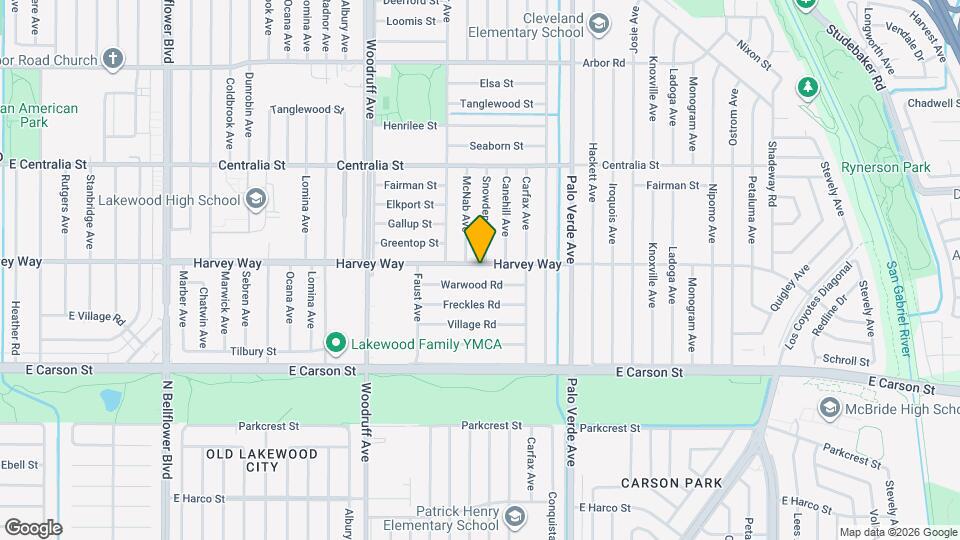 6142 Harvey Way Map and Location Details