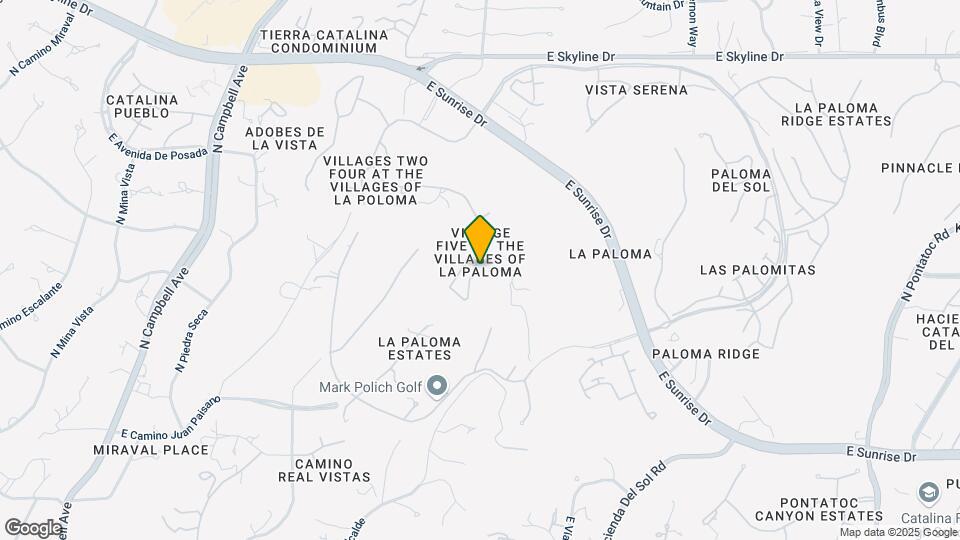 5980 N Campo Abierto Map and Location Details