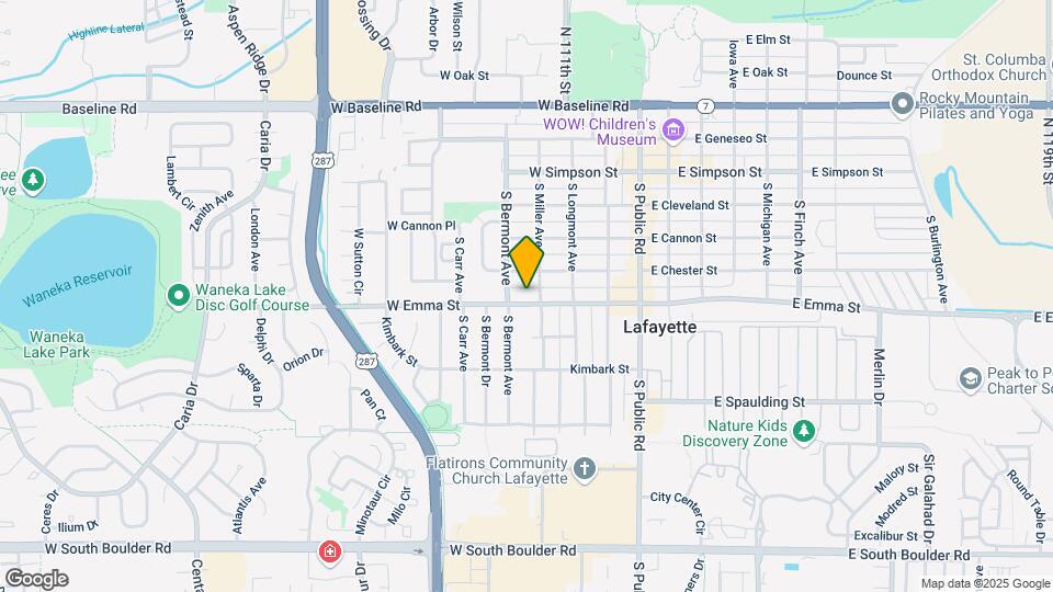 405 W Emma St Map and Location Details
