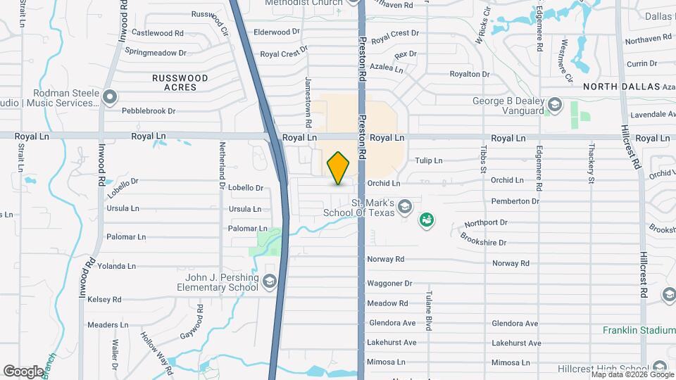 5816 Orchid Ln Map and Location Details