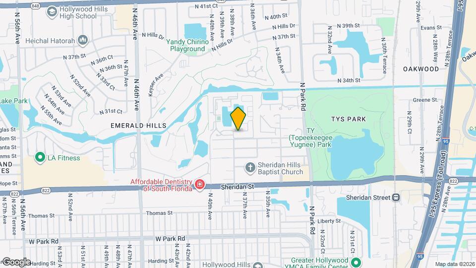 3780 Amalfi Dr Map and Location Details