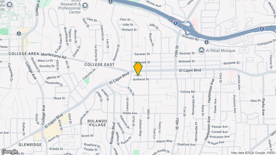 6740 Amherst St Mapa y Detalles de la Ubicación