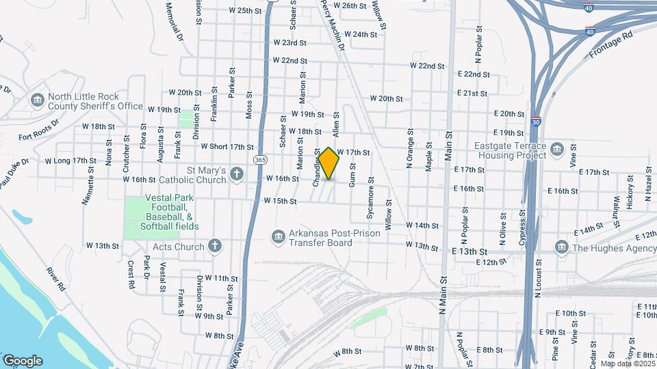 1521 Allen St Map and Location Details
