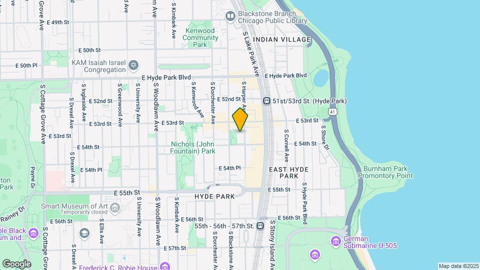 5326 S. Harper Ave. Map and Location Details