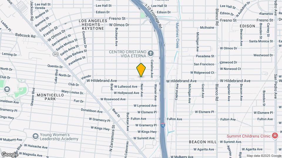 110 Santa Paula Ave Map and Location Details