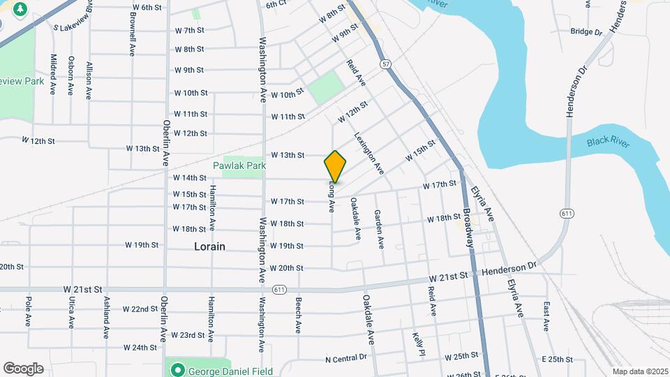 1421 Long Ave Map and Location Details